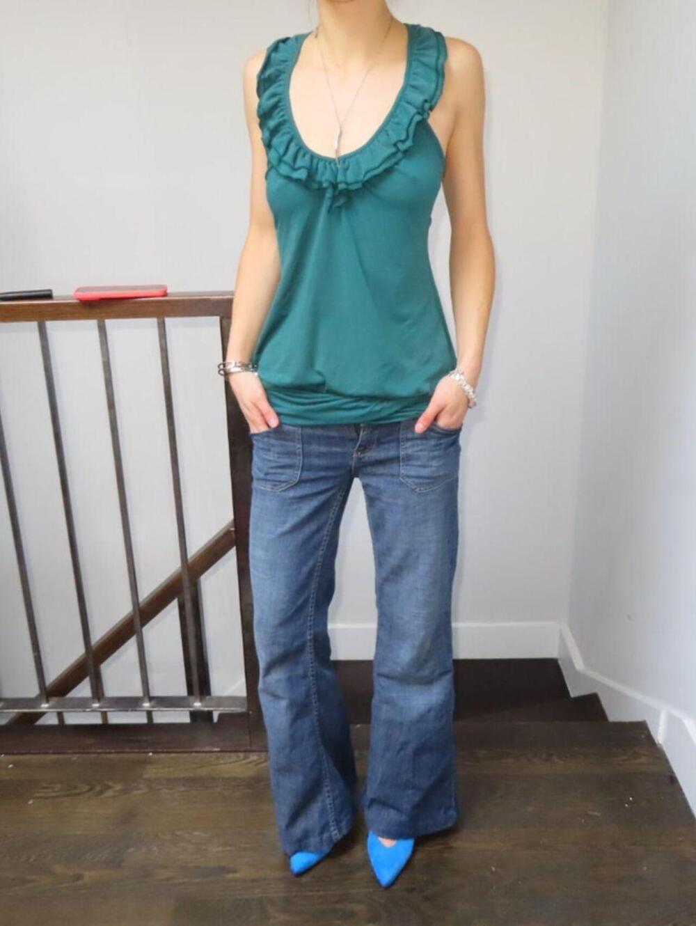 Women's Green Vests-tanks-cami